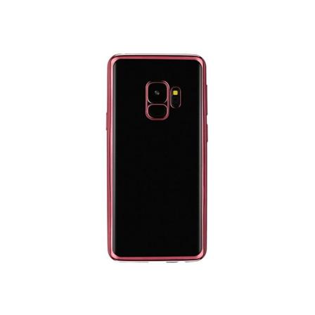 Samsung Galaxy S9 - Silikonskal i Plated-utförande Roséguld