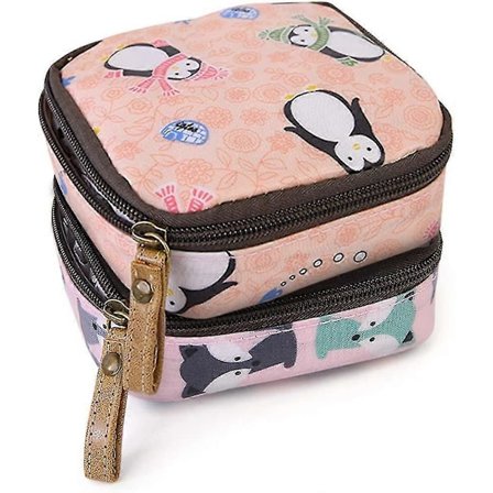 Opbevaringspose til hygiejnebind, menstruationskop pose, 2 stk. opbevaringsposer til hygiejnebind af bomuld