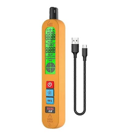 G2 Luftkvalitetsdetektor Formaldehyd HCHO TVOC Oppladbar