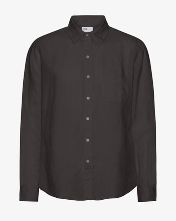 Linen Shirt - Lava Grey - Male - XL