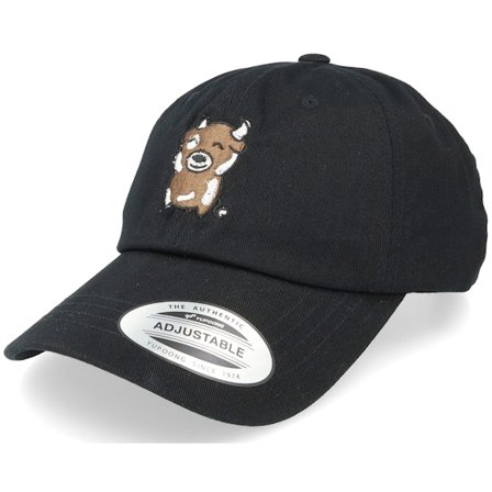 Abducted - Black - unconstructed - Cap - Happy Cow Black Dad Cap - Hatstore