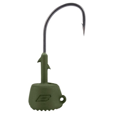 BKK Silent Chaser Draggin' NED Jig head - 3/8oz / 10,6g 3/0 Green