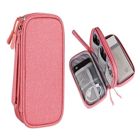 Kaapelipussi, elektroniikkalaukku, järjestäjä elektroniikkatarvikkeille,