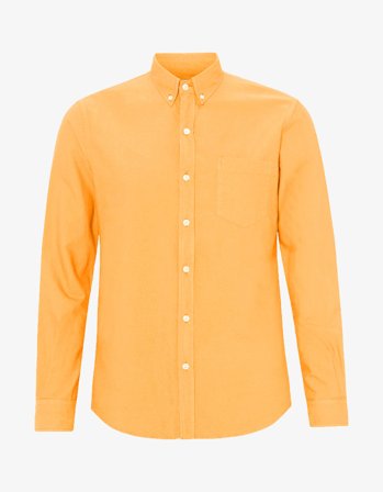 Organic Button Down Shirt - Sandstone Orange - XL