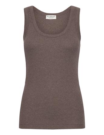 Mercury, Men's O-Neck Tops Knitwear Round Necks Brown Bruun & Stengade