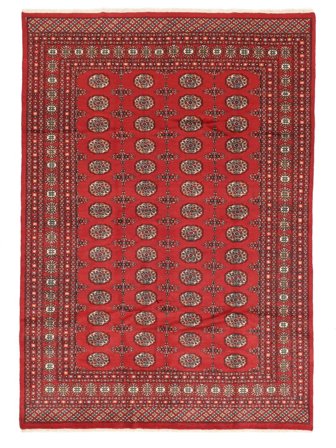 Medalionowy Pakistański Bucharski 2Ply Dywan 183X260 Wełna