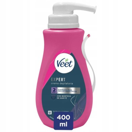 Veet Expert Kropp Depilationskräm Med Pump 400Ml