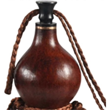 Bærbar Vandflaske - Tørret Græskarflaske Til Udendørs Og Campingaktiviteter, Lille Gave Til Mænd (model 1545)-yvan