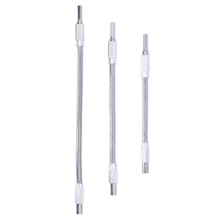 3 stk. Fleksibel Akselforlænger Universal Boremaskine Bit Extender Holder 1/4in Sæt Kit
