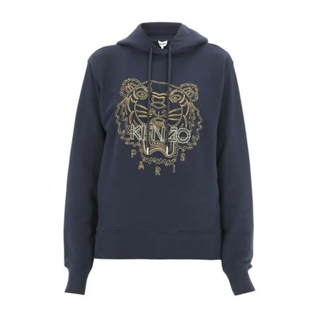 Kenzo Tiger Hooded Sweatshirt , Blauw , Dames , Maat: S