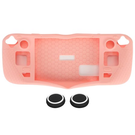 Steam Deck Iskunkestävä Paksuuntettu Silikoninen Suojakotelo Pinkki