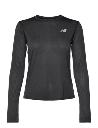 Athletics Long Sleeve Sport T-shirts & Tops Long-sleeved Black New Balance