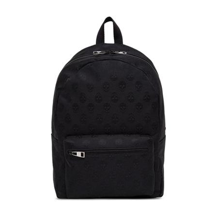 Alexander McQueen Skull Rugzak , Zwart , Heren , Maat: ONE Size Rugzakken