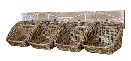 Chic Antique Knaggrekke med kurver L95