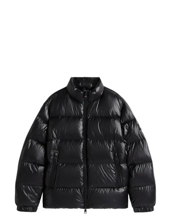 Shiny Down Stand Puffer Black Tommy Hilfiger