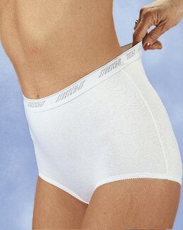 Stretchalushousut 3/pak Louise Valkoinen-38/40