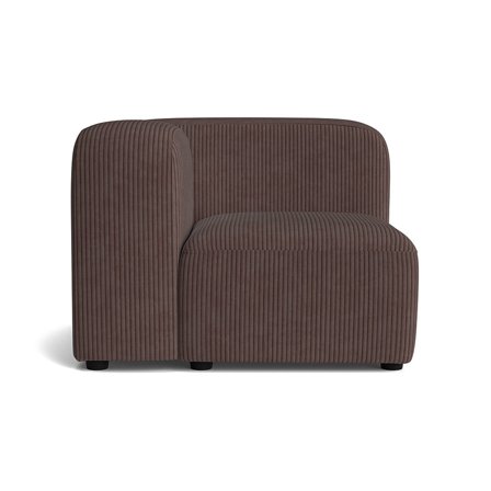 Milo hjørnemodul, venstrevendt - Lincoln Brun - 100x100x72 - Sofa