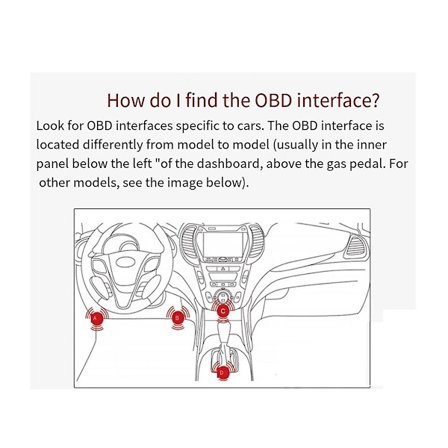 V100 Bildiagnostiske værktøjer Digitalt display scanner Universal Obd2 kode læser tændingstester test