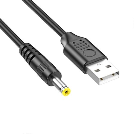 USB til DC5V Ladekabel USB til DC5V Strømledning Kompatibel med Små Apparater Mobile Enheter 2.5x0.7mm, 3.5x1.35mm