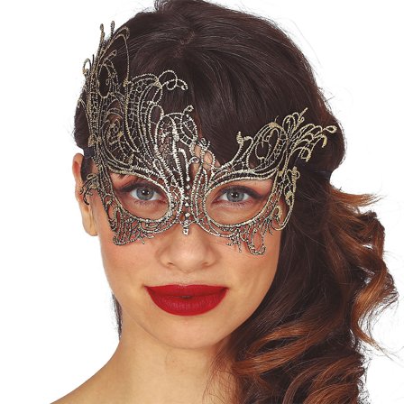 Filigran Øyemaske Gull