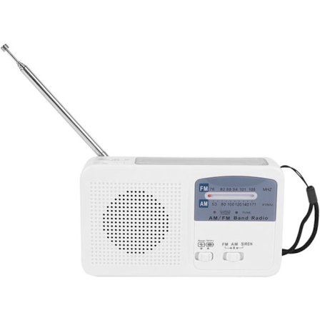 Hätäradio aurinkokäyttöisellä käsikammella ja itsevirtaavalla käsikammella, USB-akkulaturi FM/AM LED-radio taskulamppu laturi
