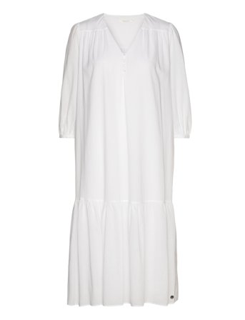 Annaba Long Chiffon Dress White Tamaris Apparel