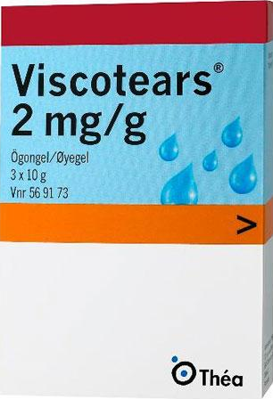 Viscotears øyegel 2mg/g