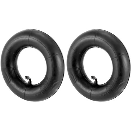 2-pack 2.80/2.50-4 tum innertub med TR87 böjd ventil för handkärror, gräsklippare, skottkärror