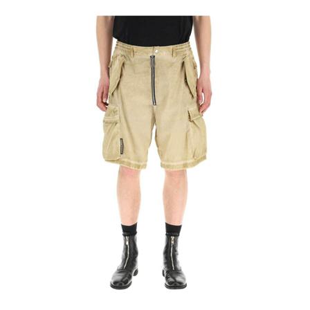 Dsquared2 cargo bermuda Korte Broek , Beige , Heren , Maat: L