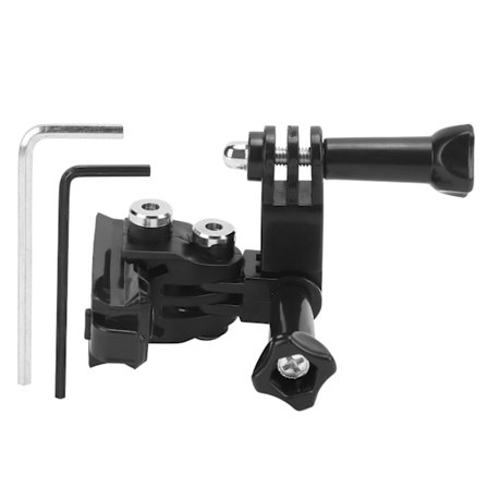 Hjelm 20MM Side Rail Mount Kamera Brakett Vinkeljusterbar Holder for Gopro/hero123456