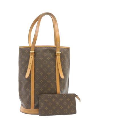 Louis Vuitton Vintage, Pre-owned Bucket GM Bruin, Dames, Maat:ONE Size,leer