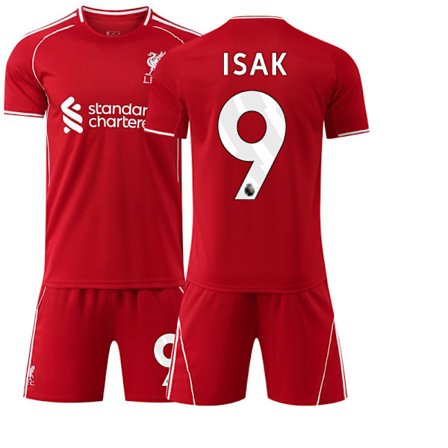 25-26 Liverpool Nr.9 Isak Fotbollströja Kit