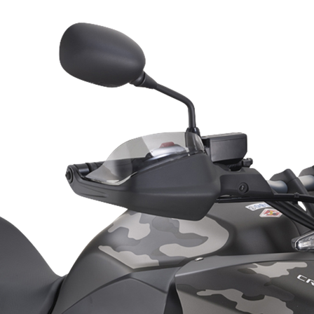 Chrániče rukou Givi EH Plexi Kouřová - Honda VFR 1200 X Crosstourer 2012-2018