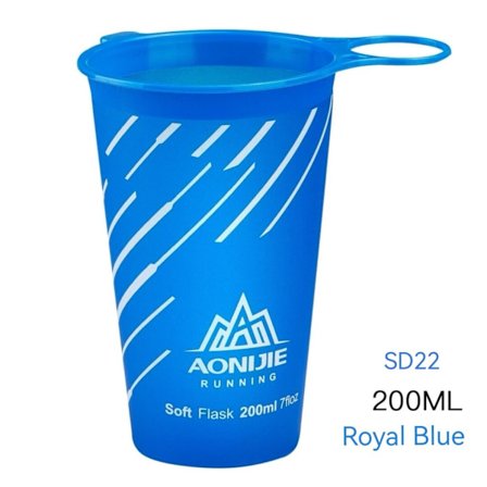 AONIJIE SD09 SD10 250 ml 500 ml mjuk kolv Fällbar hopfällbar vattenflaska TPU fri för löpning Hydration Pack Midjeväska Väst