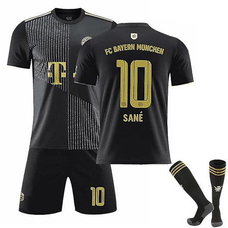 Sane #10 trøje 21-22 Bayern München Fodbold T-shirts Jerseysæt