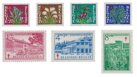Belgien 1950 - OBP 834/40 - Postfrisk