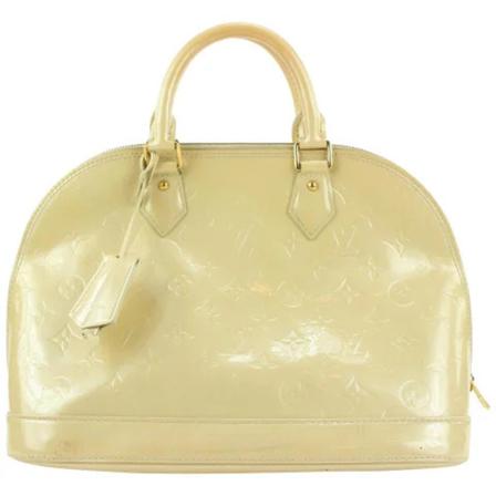 Louis Vuitton Vintage, Pre-owned Leather louis-vuitton-bags Beige, Dames, Maat:ONE Size