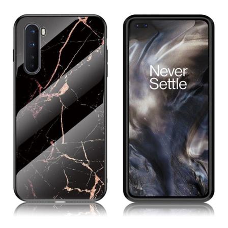 Fantasy Marmor OnePlus Nord skal - Svart/Guld Svart