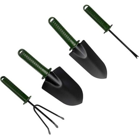 Sæt med haveværktøj i rustfrit stål, mini havekit, rustfrie værktøjer til potteplanter, rustfrit stål havearbejde