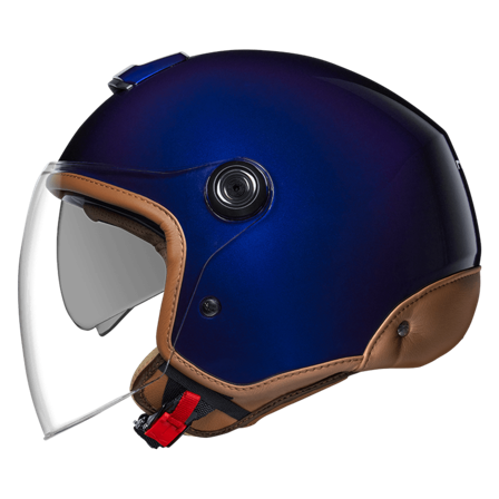 Casco Jet Nexx Y.10 Sunny MT Camel Indaco Blu/Cammello L