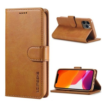 LC.Imeeke iPhone 12 Pro Max Flippetui - Brun
