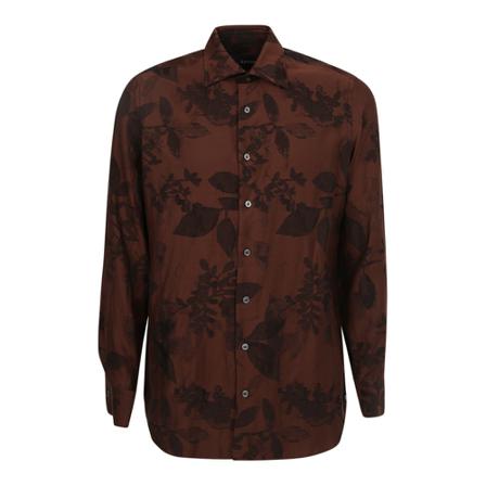 Lardini Shirt Brun, Herre Skjorter