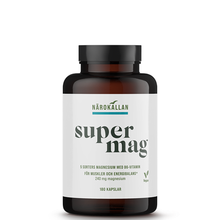 Närokällan Super Mag Magnesium 180 kapslar
