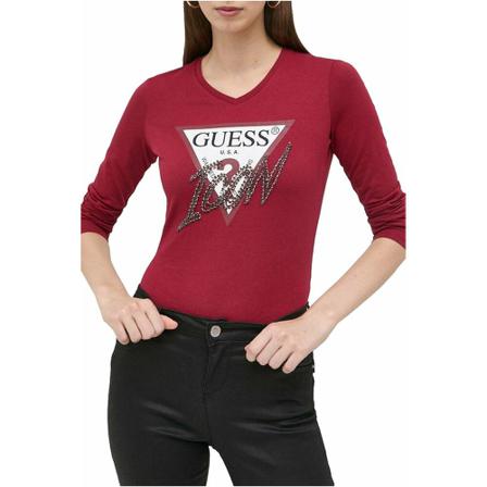 Guess Long Sleeve Tops Rød, Dame