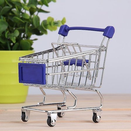 Mini Handlekurv for Oppbevaring, Borddekorasjon, Leke