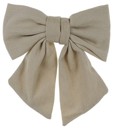 Senze Stofsløjfe Sand, Hår, Hårpynt, Hårspænder