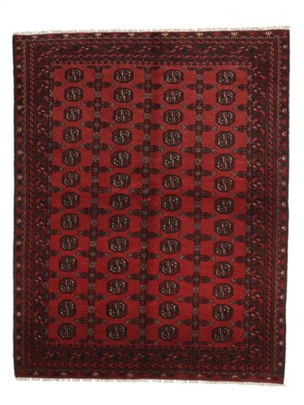 Medaljong Liten Afghan Fine Matta 147X187 Ull