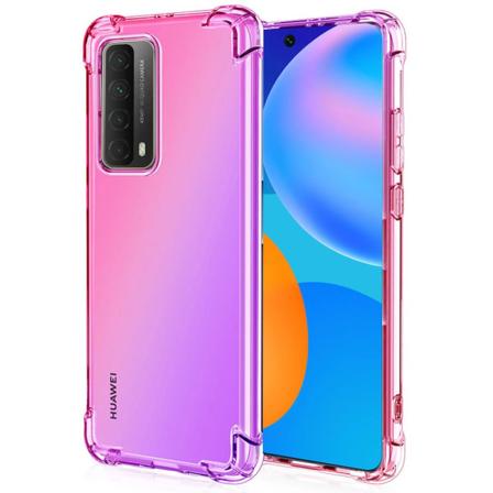 Huawei P Smart 2021 - Professionellt Skal (Tjocka Hörn) FLOVEME Rosa/Lila