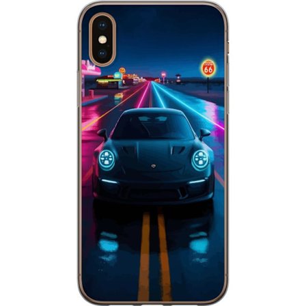 Kompatibel Mobilcover til Apple iPhone XS Sportsbil Neon Bil Racing Drift