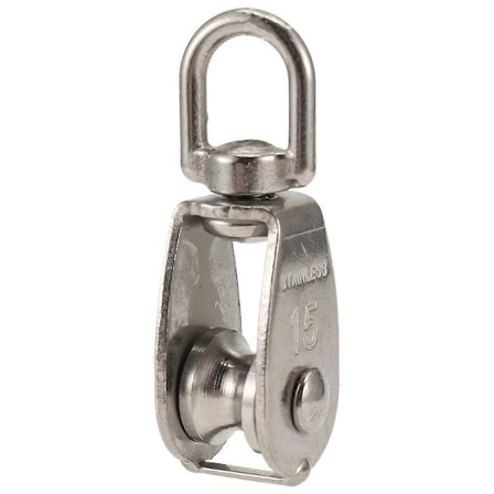 Trinse 304 Rustfritt Stål Enkel Trinseblokk Liten Kraftig Svingbar Lager Trinsesystem for Rig